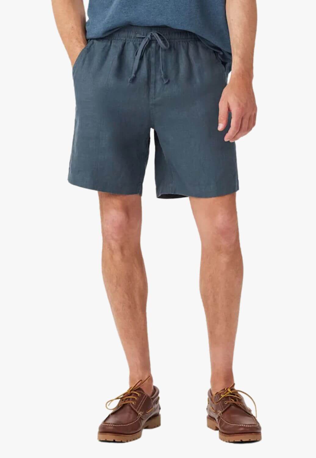 R.M. Williams Mens Linen Rugby Shorts