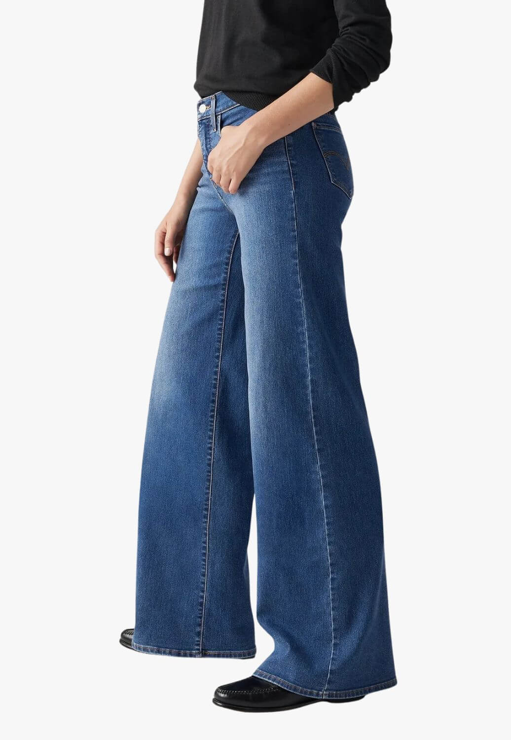 Levis Womens 318 Shaping Wide Leg Jean