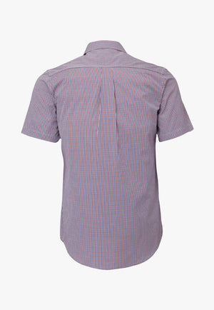 Pilbara Mens Check Short Sleeve Shirt