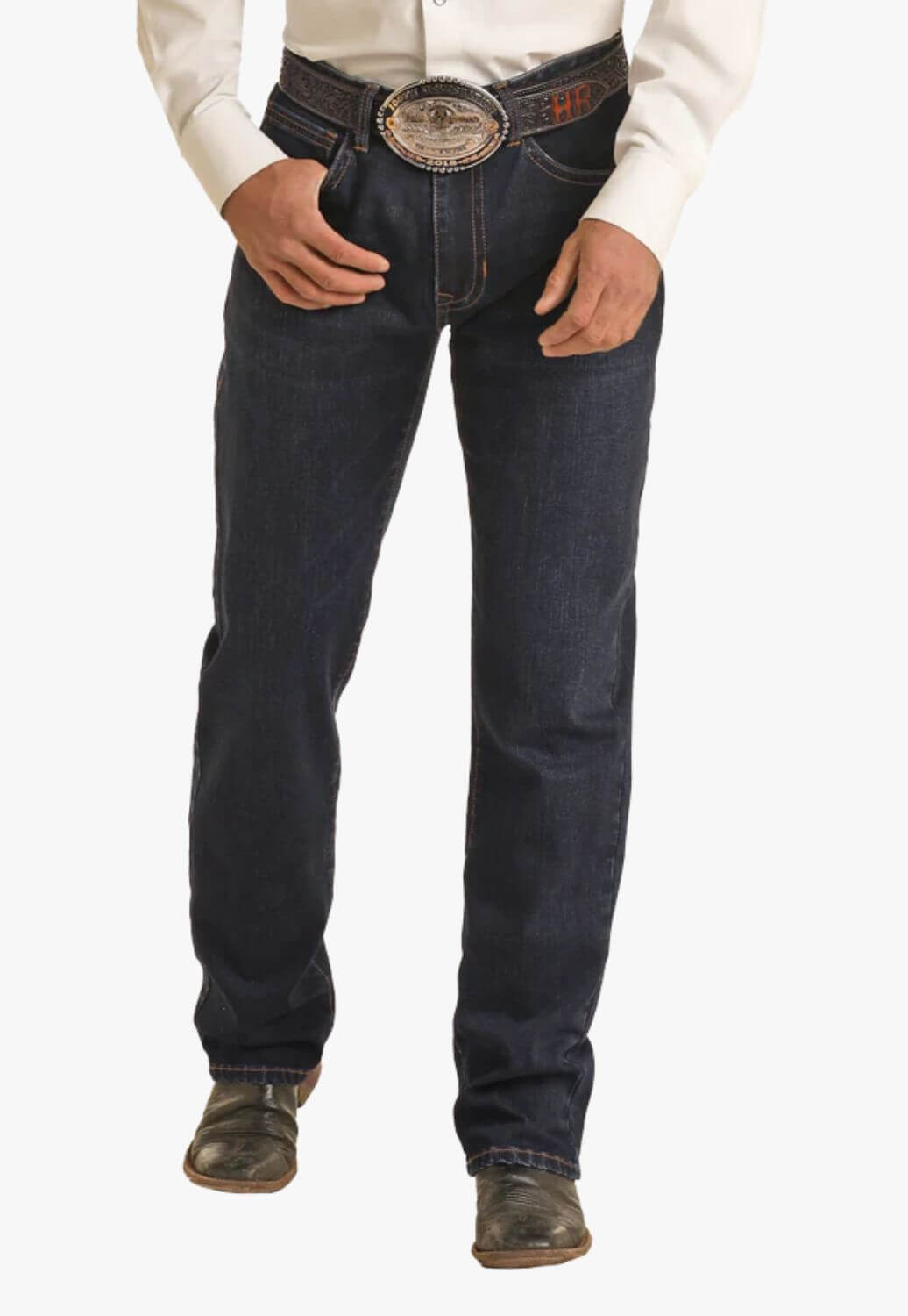 Rock & Roll Mens Vintage 46 Relaxed Tapered Bootcut Jean