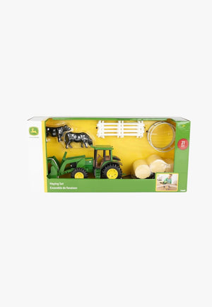 John Deere Hay Farm Set With Tractor