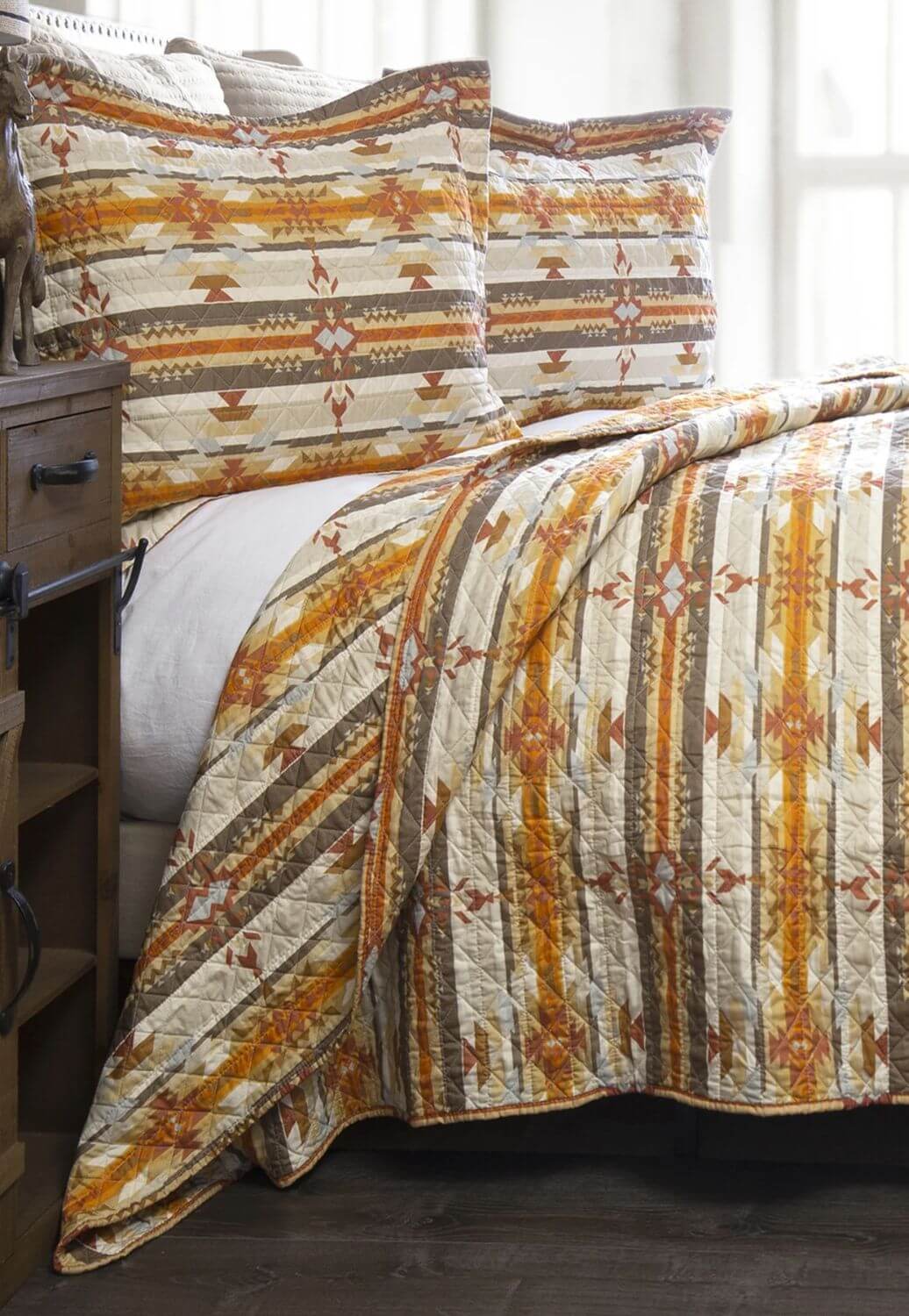 Wrangler Amarillo Sunset Southwestern Quilt Set - Single