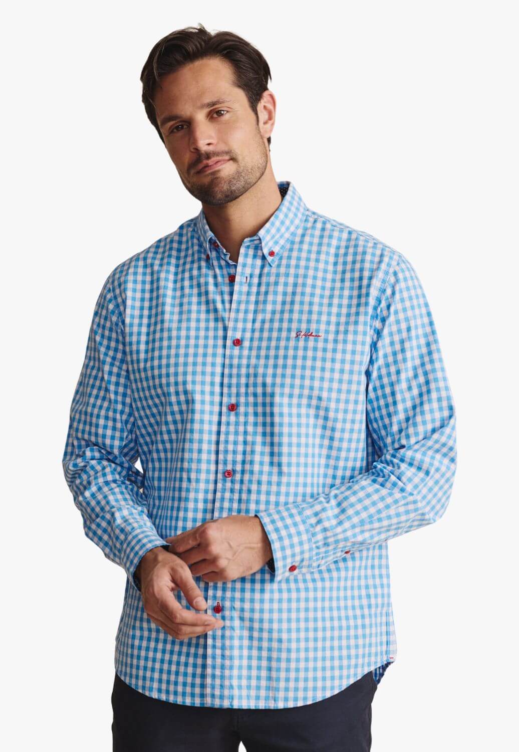 S. Kidman Mens Holstein Long Sleeve Shirt