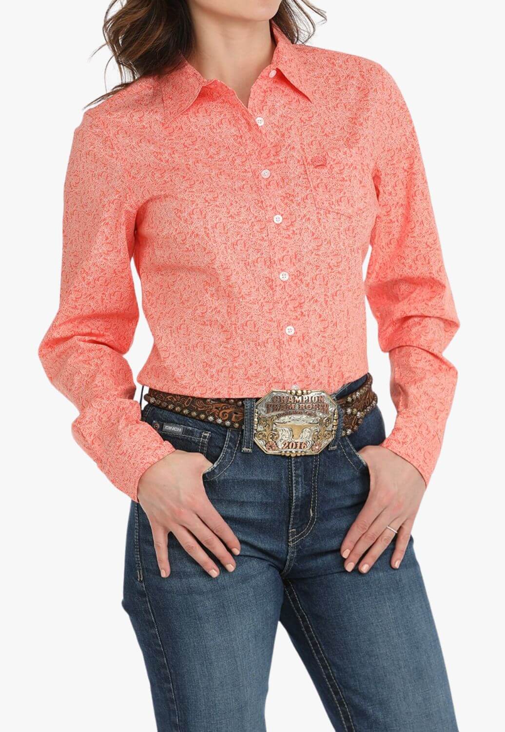 Cinch Womens Long Sleeve Shirt