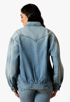 Ariat Womens Cheyenne Denim Bomber Jacket