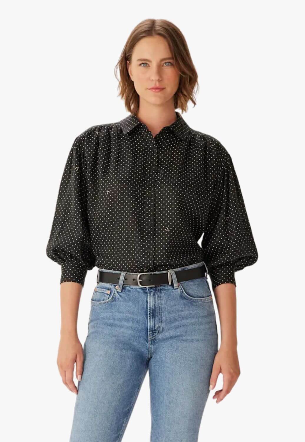 R.M. Williams Womens Paris Printed Linen Shirt