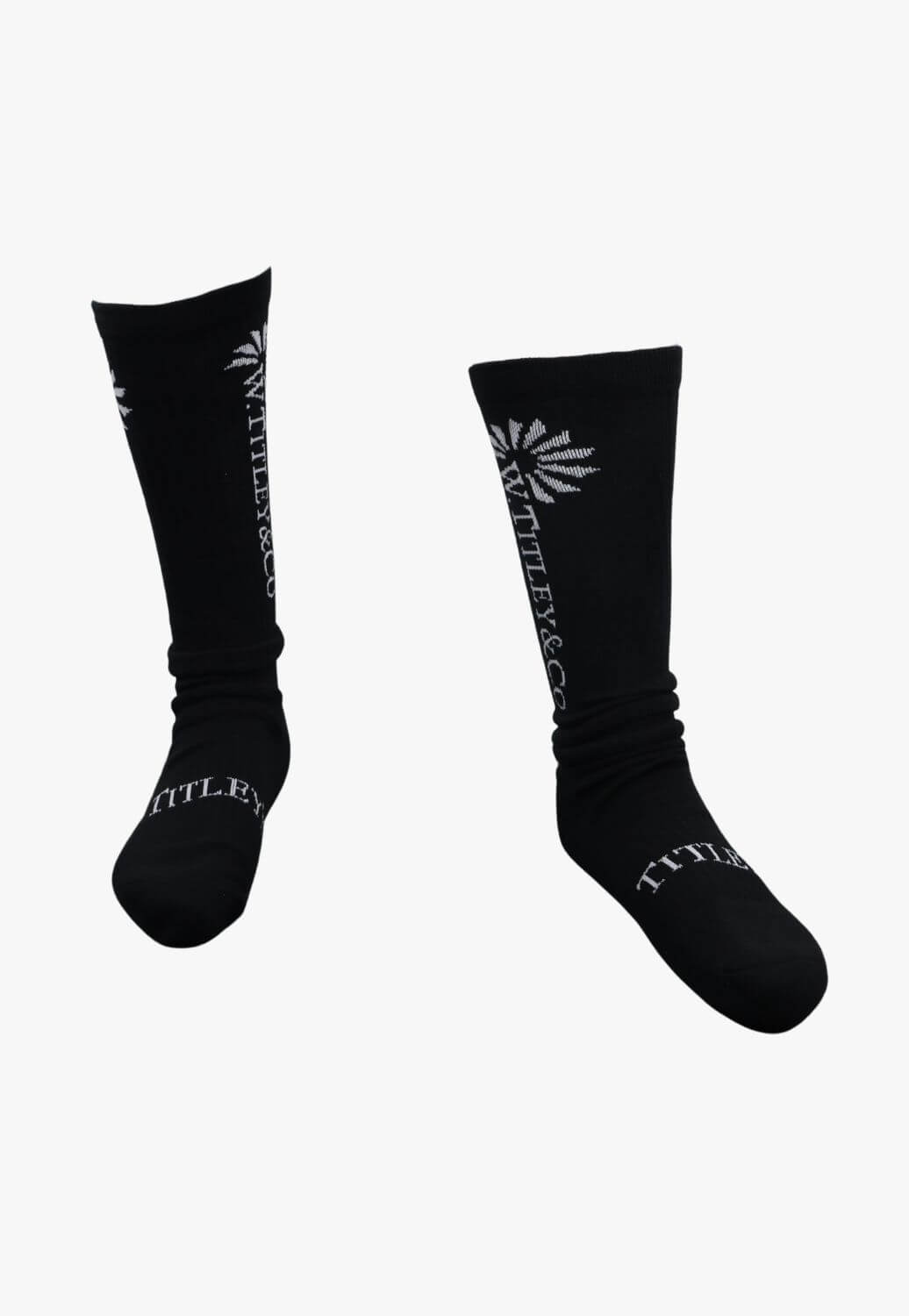 W. Titley & Co Black Riding Socks