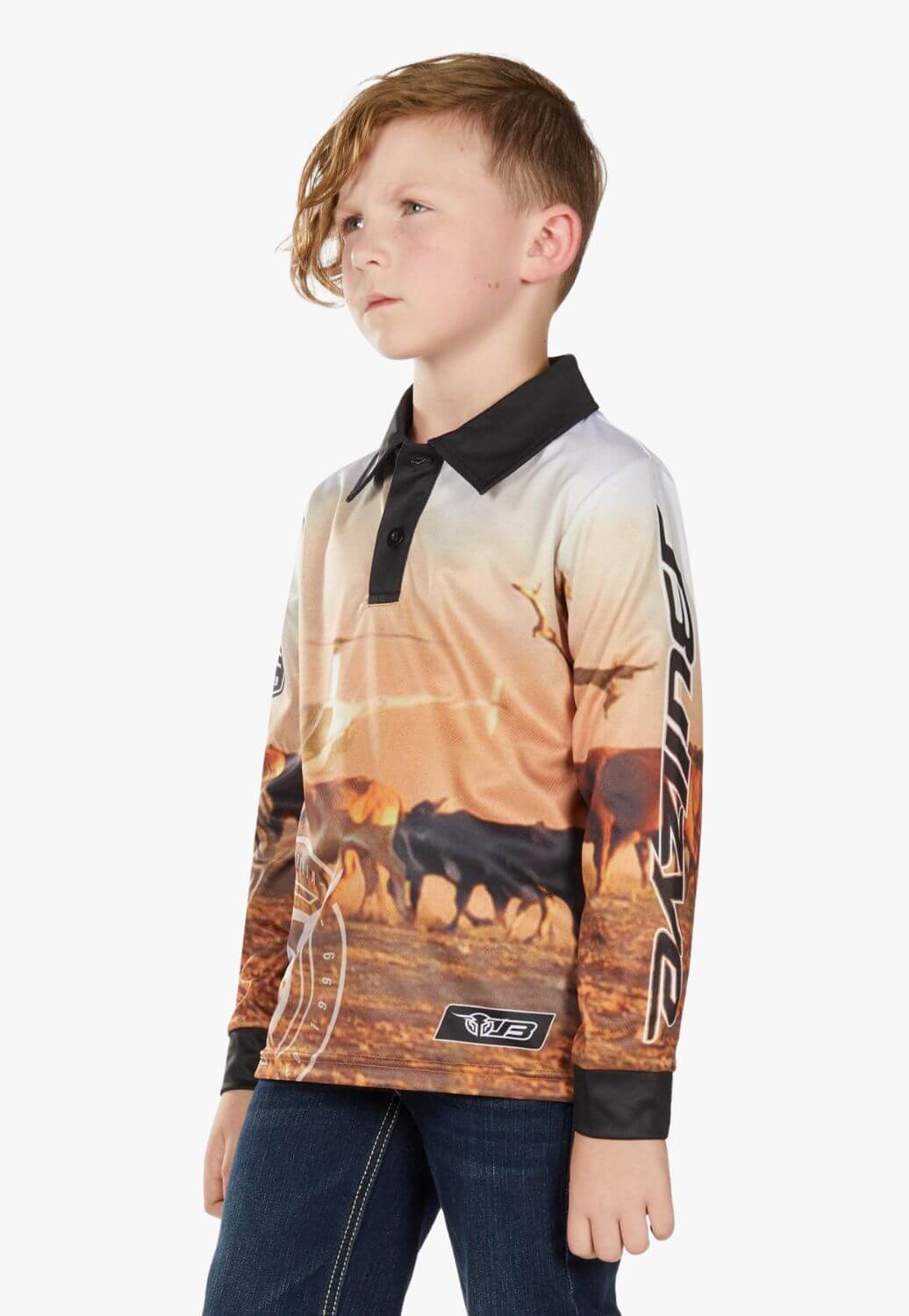 Bullzye Boys Helicopter Long Sleeve Shirt