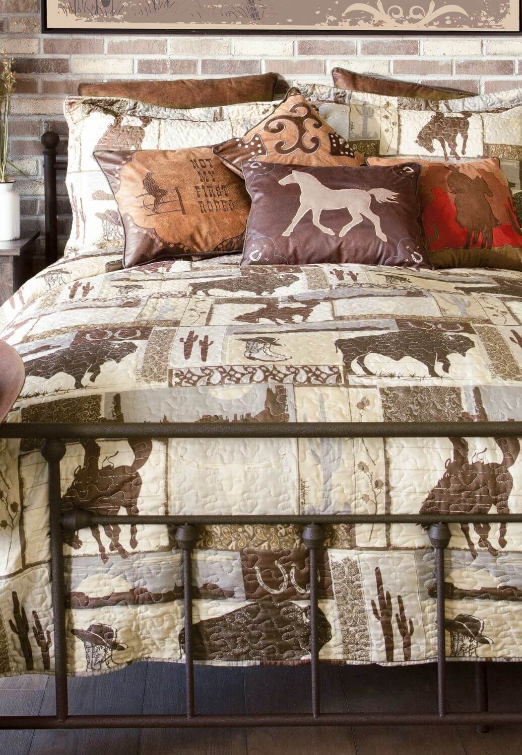 Wrangler Vintage Cowboy Quilt Set