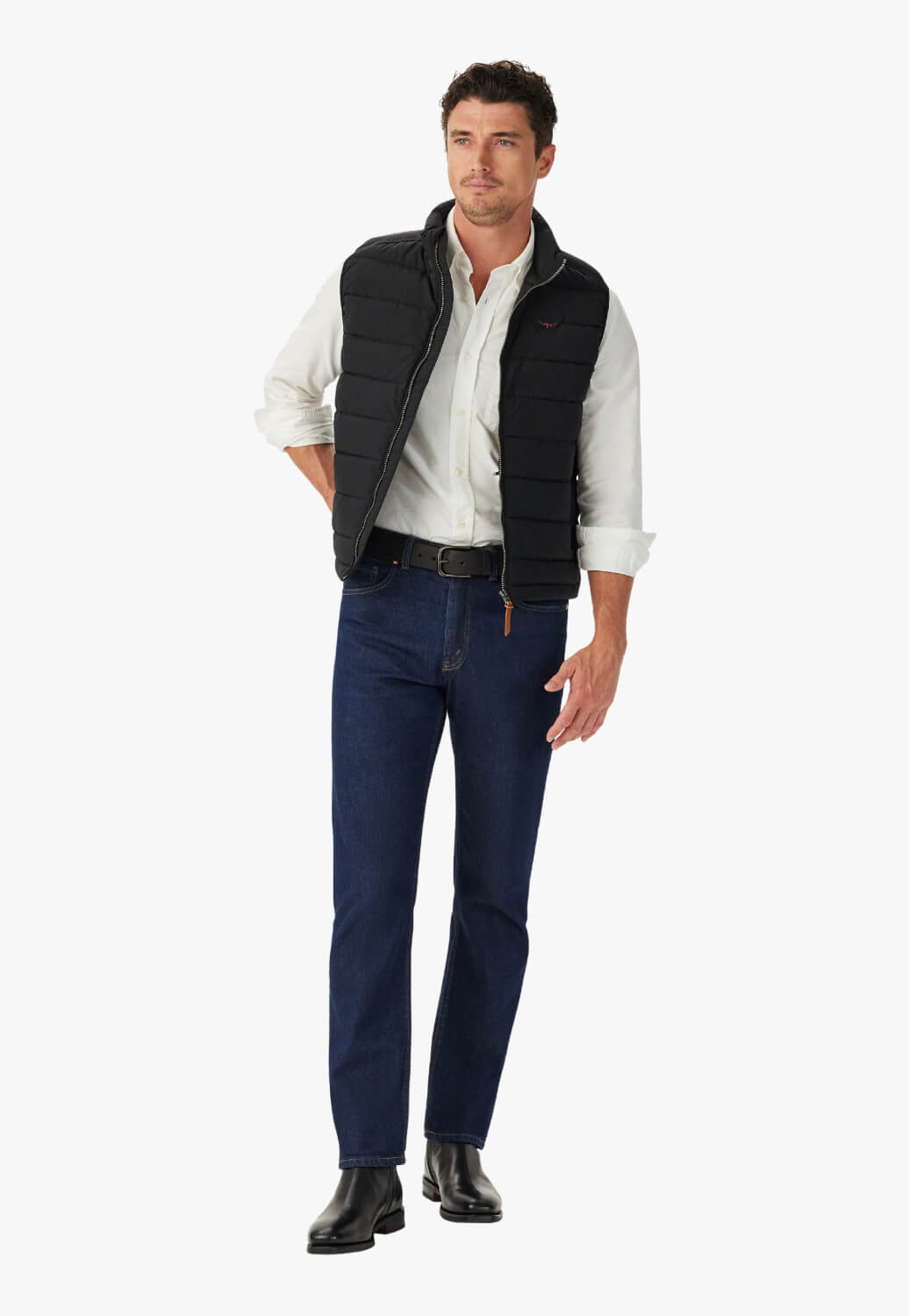 R.M. Williams Mens Rydal Padded Vest