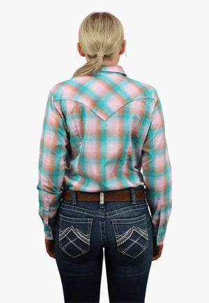 Wrangler Womens Western Long Sleeve Shirt