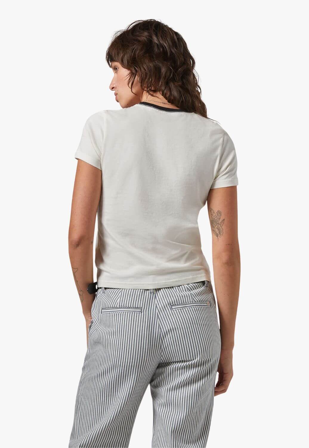 Brixton Womens Aces Fitted Crew T-Shirt