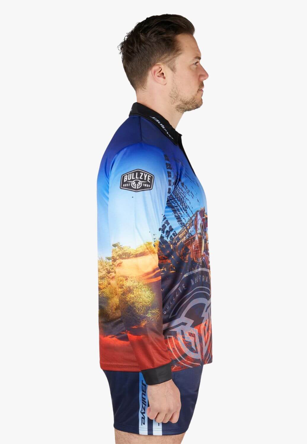 Bullzye Mens Road Train Long Sleeve Shirt