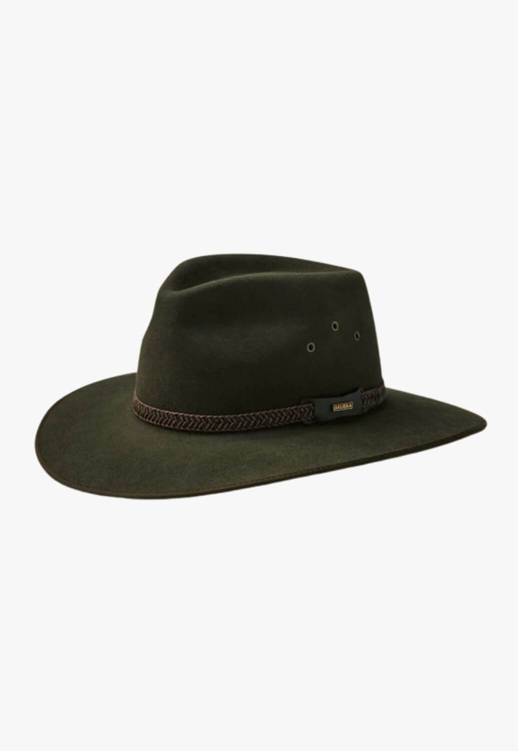 Akubra Tablelands Felt Hat Brown Olive