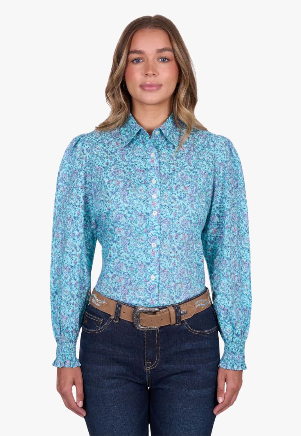 Pure Western Womens Riley Long Sleeve Shirt