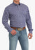Cinch Mens Vintage Plaid Western Long Sleeve Shirt