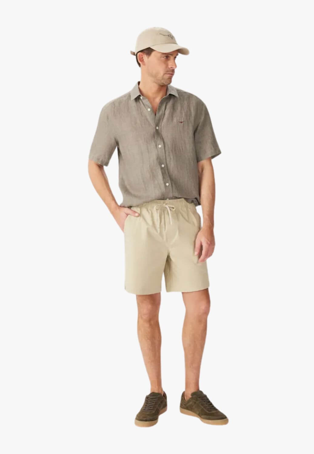 R.M. Williams Mens Washed Rugby Shorts