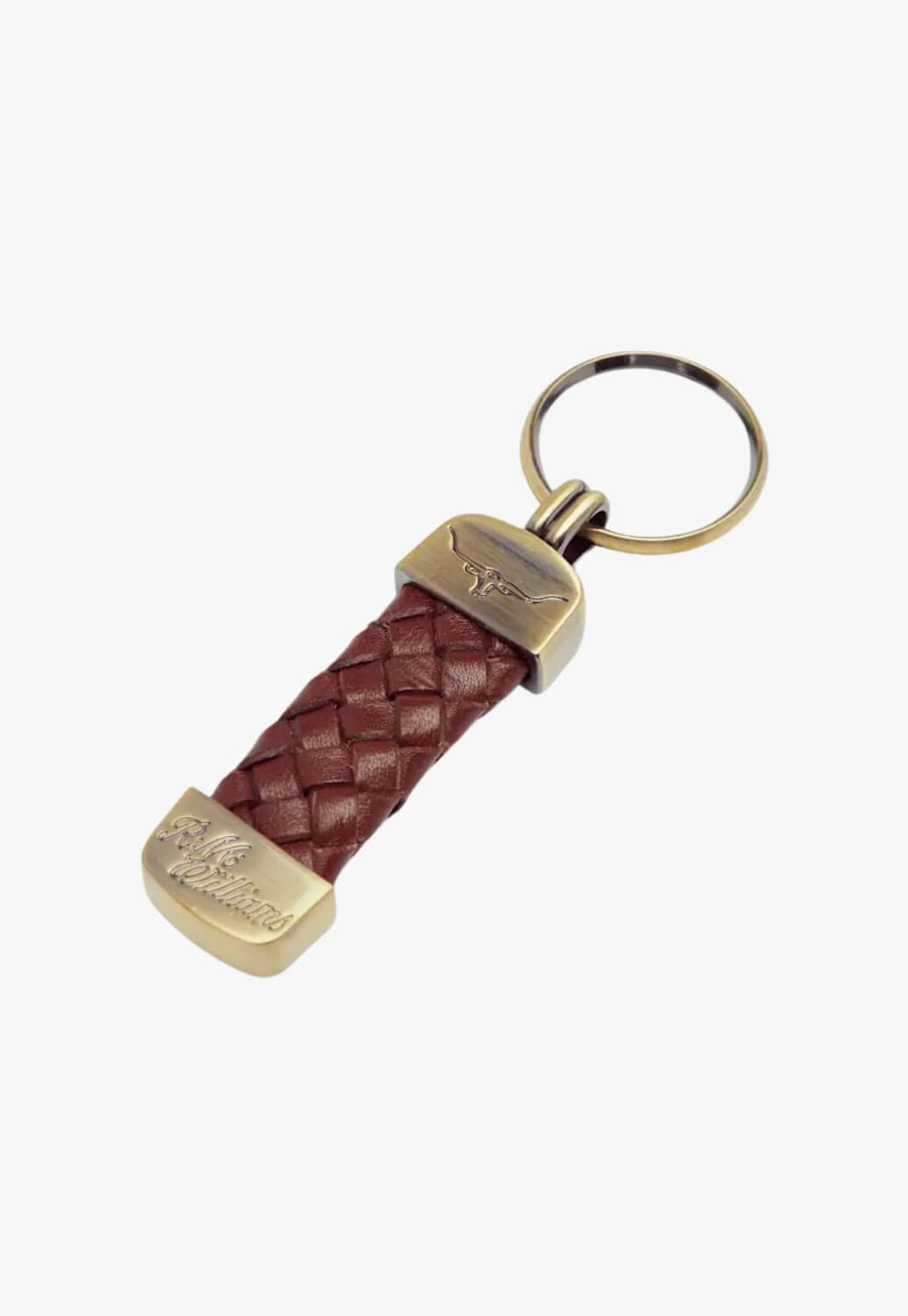 R.M. Williams Plaited Kangaroo Key Ring