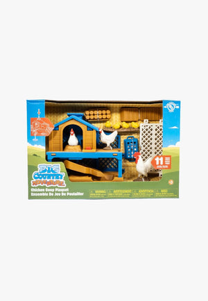 Big Country Toys 11 Piece Chicken Coop Playset