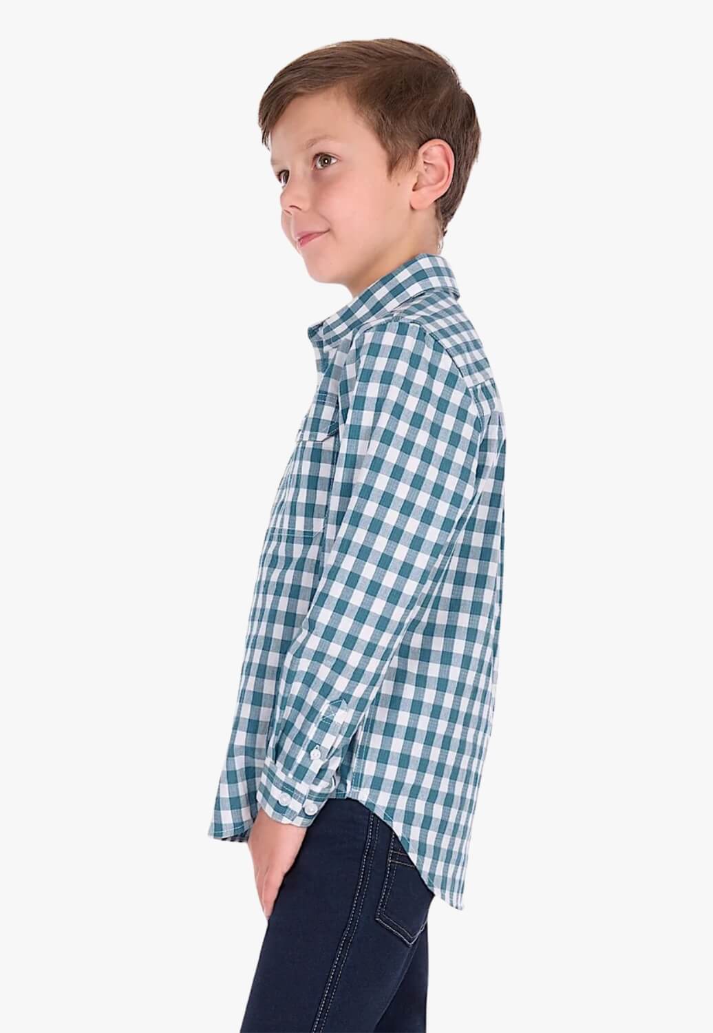 Hard Slog Boys River Long Sleeve Shirt