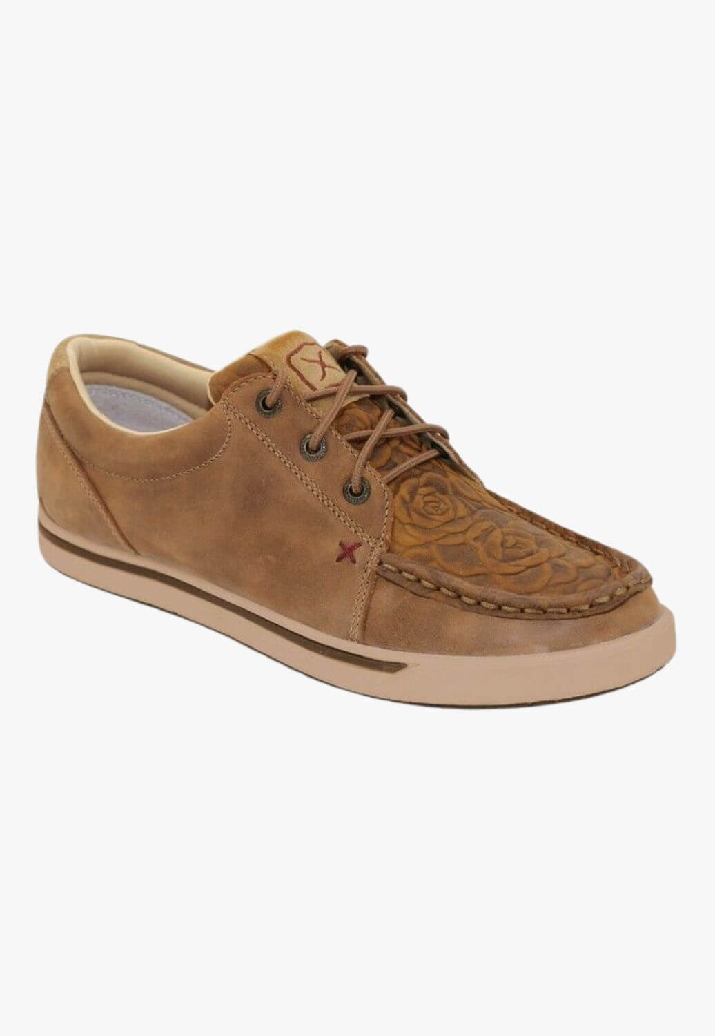 Twisted X Womens Leather Loper Lace Up Shoe