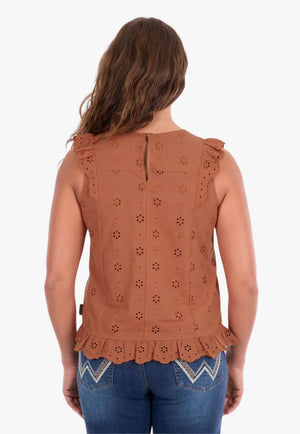 Wrangler Womens Grace Sleeveless Blouse