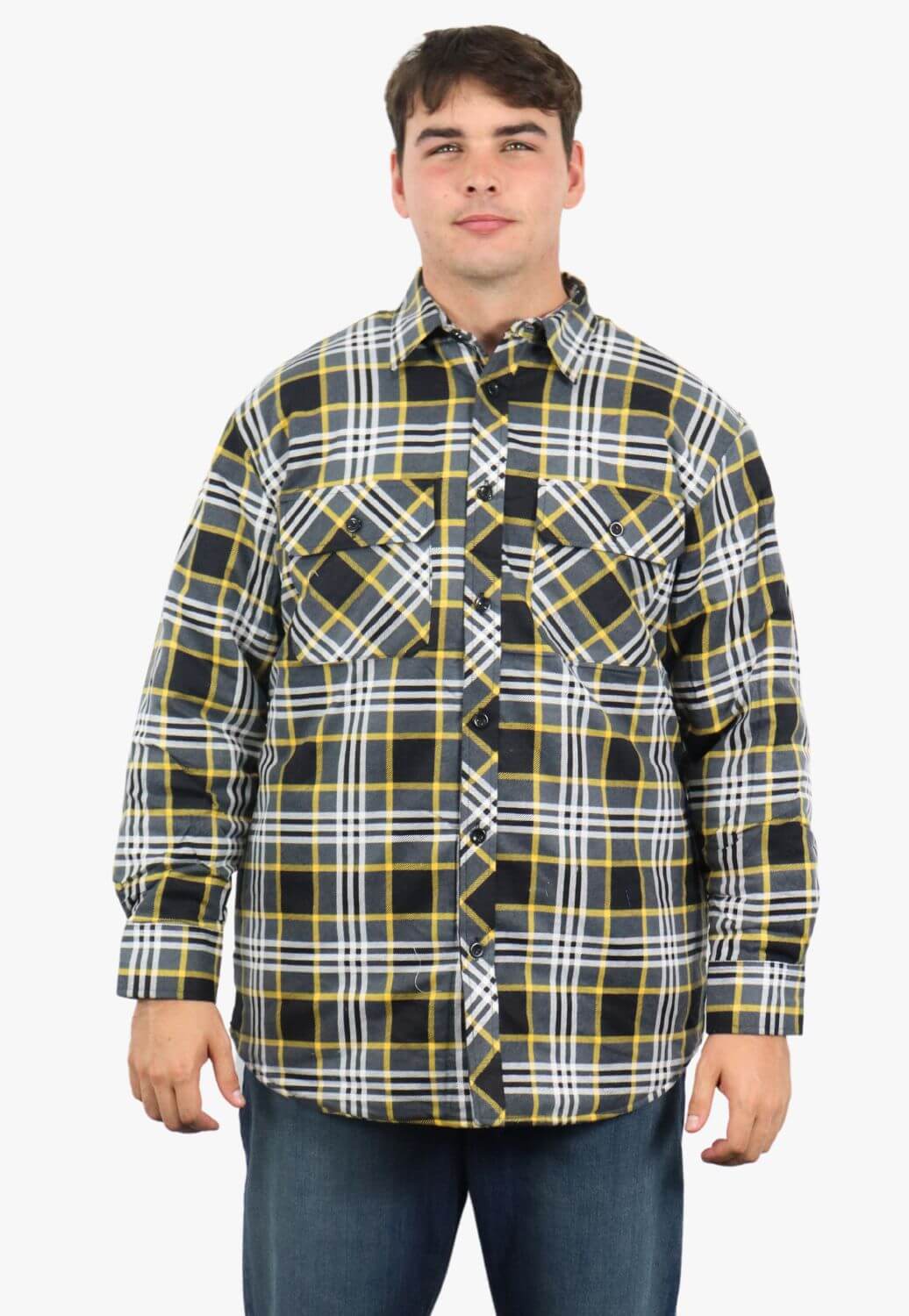 Pilbara Open Front Flannelette Quilted Shirt