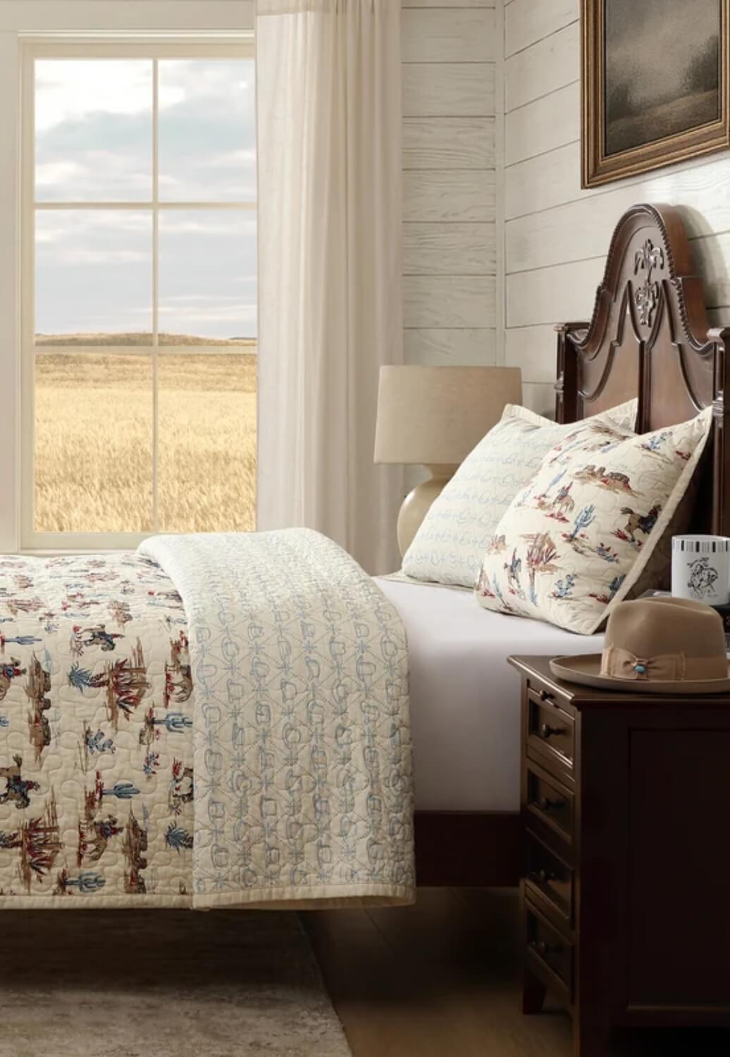 HiEnd Accent Desert Trail Reversible Single Quilt Set