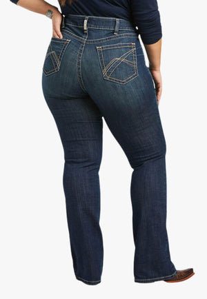 Ariat Womens REAL Mid Rise Boot Cut Jean