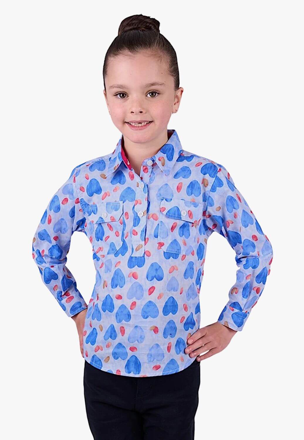 Hard Slog Girls Miv Long Sleeve Shirt