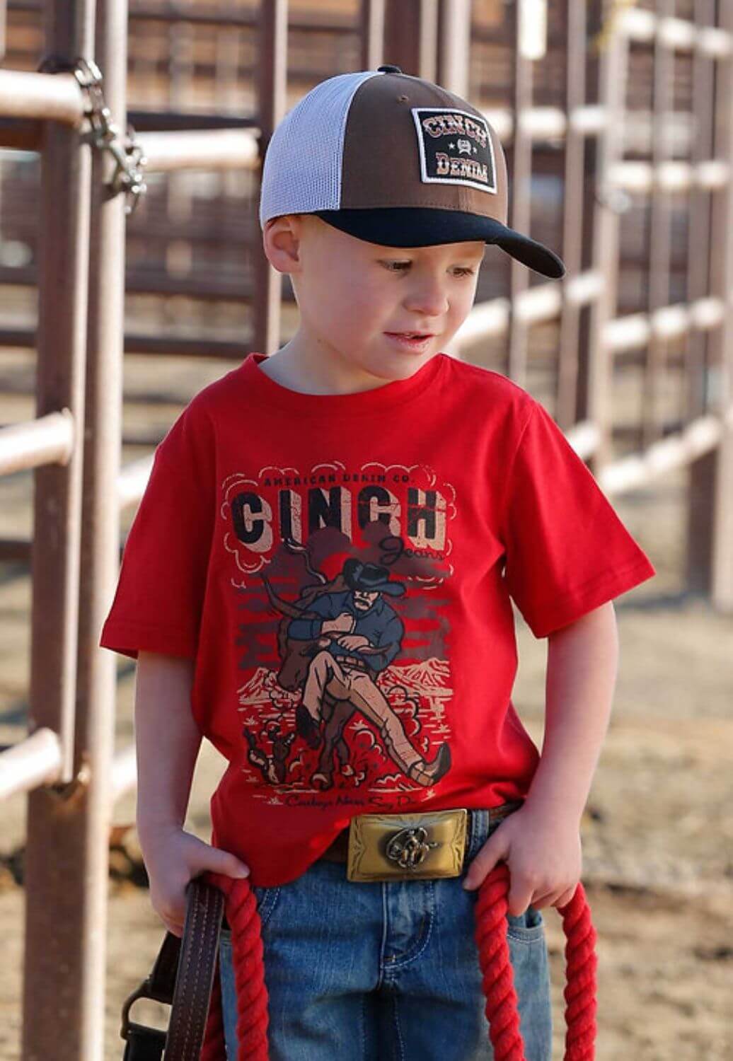 Cinch Toddler Steer Wrestling T-Shirt