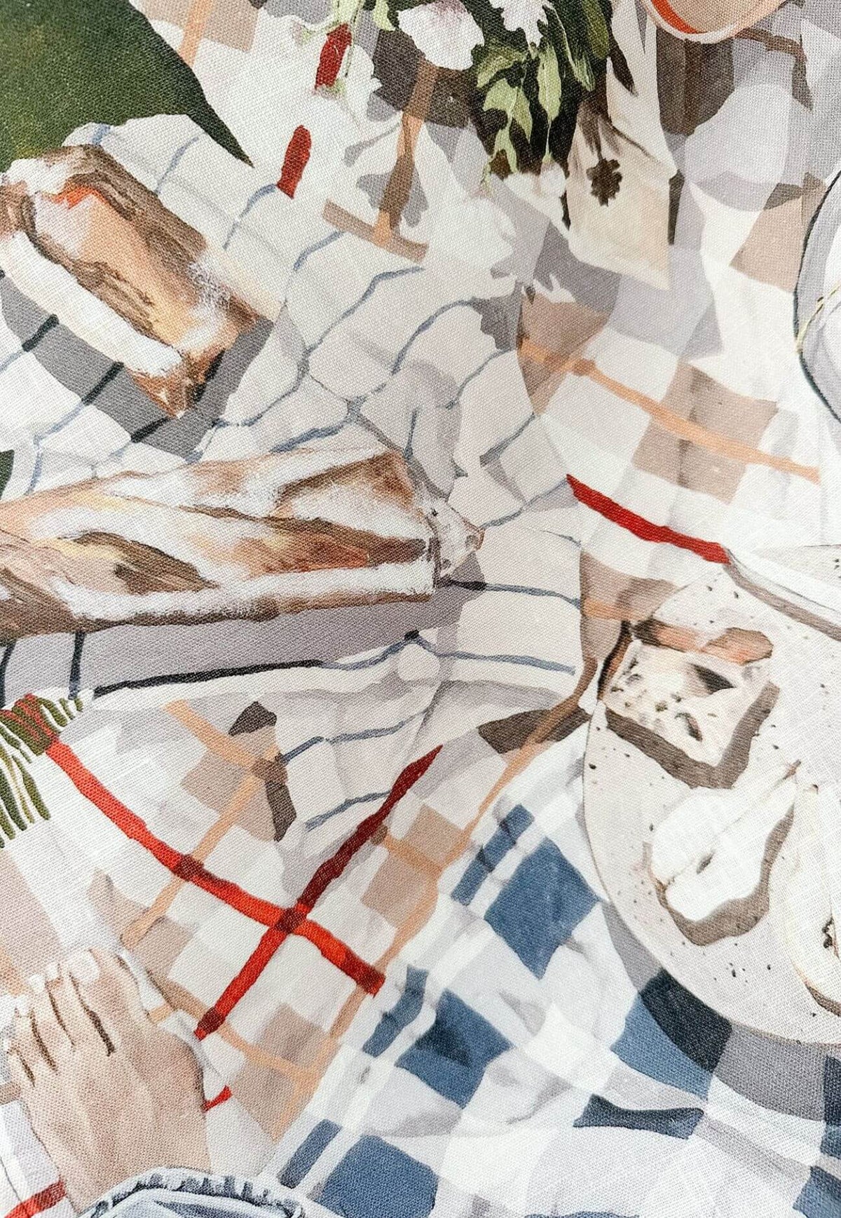 Whitney Spricer You & Me Girl Linen Tea Towel