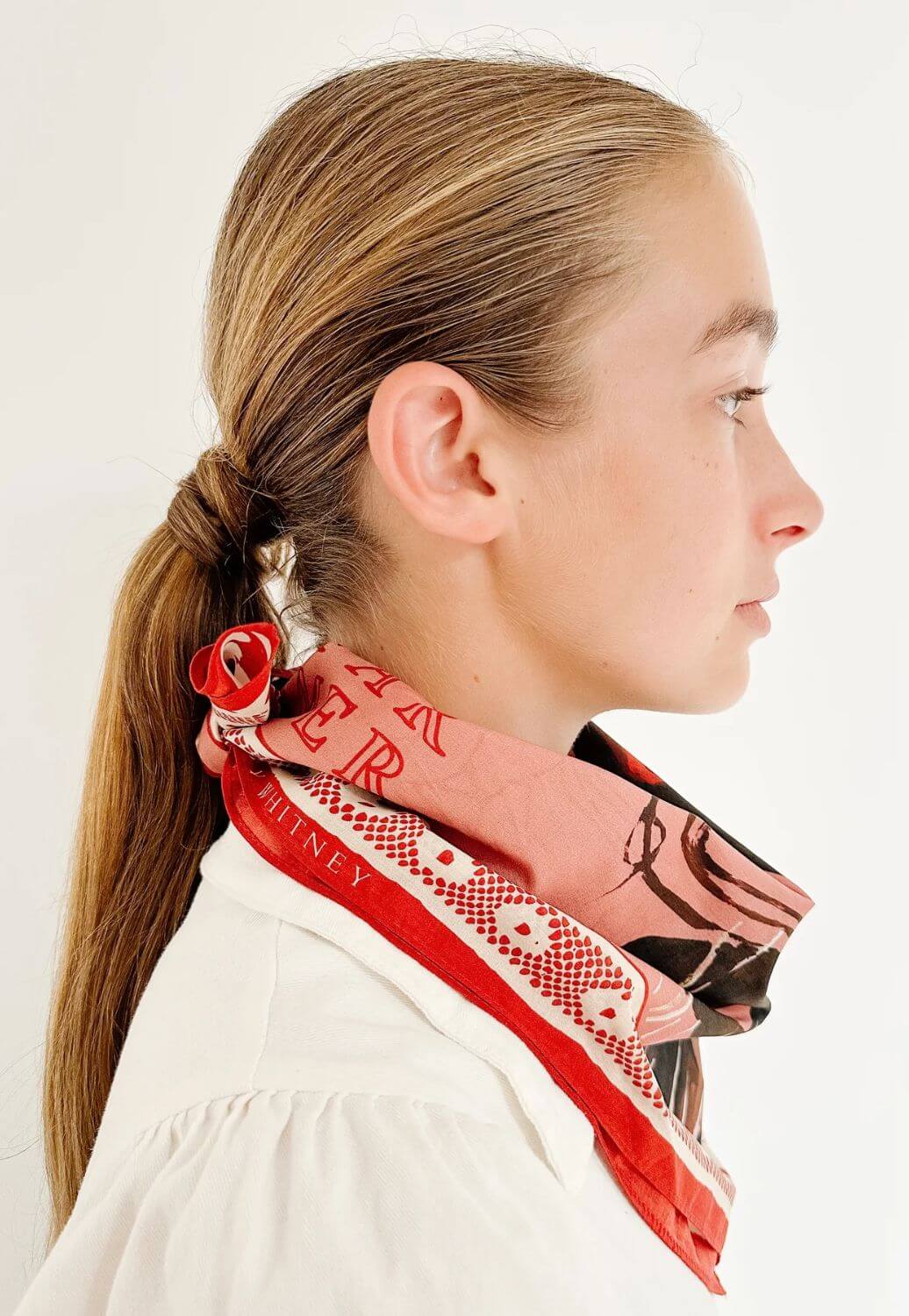 Whitney Spicer Red Flag Cowboy Cotton Bandana