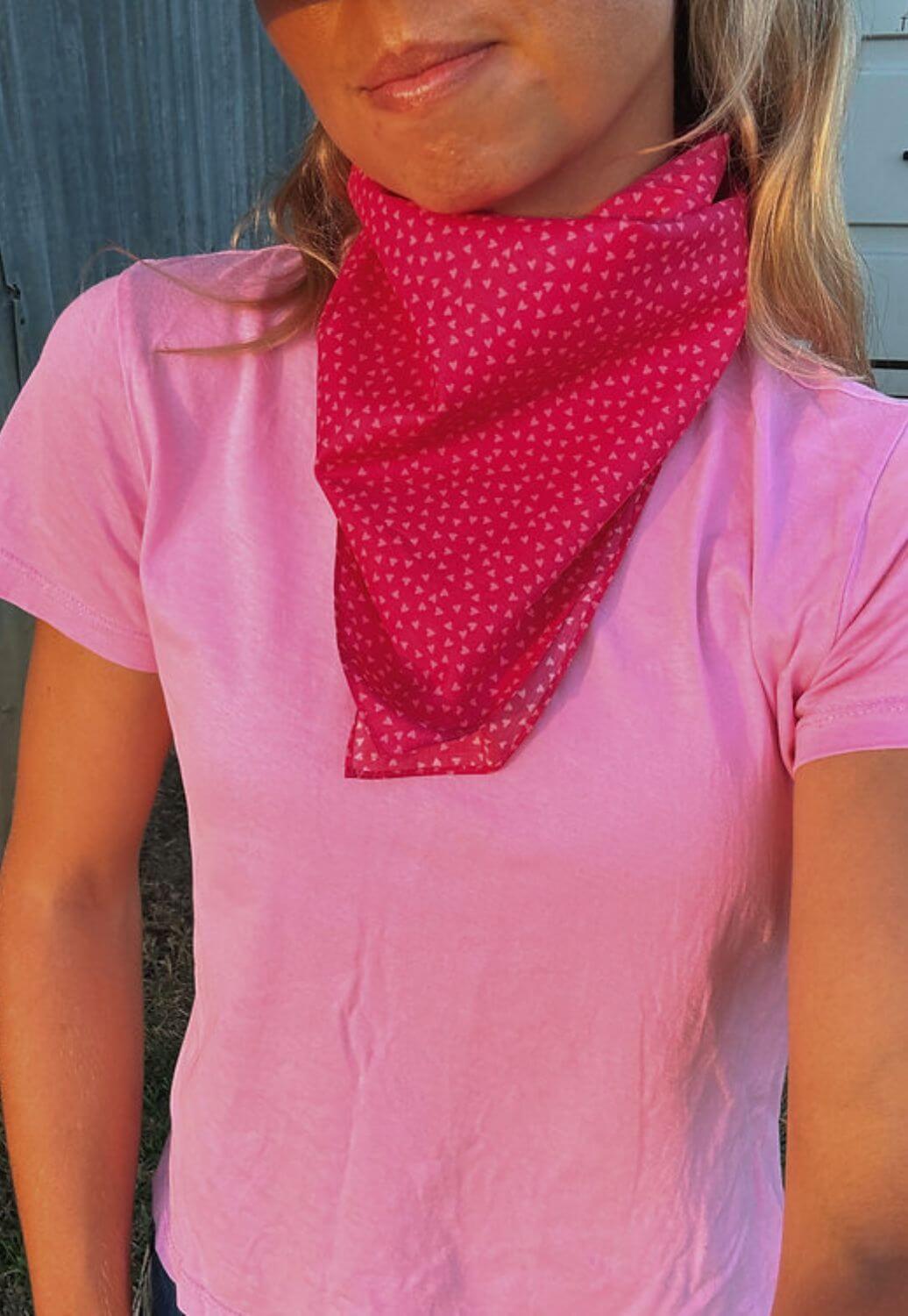 Treasure Chest Co Love Heart Scarf