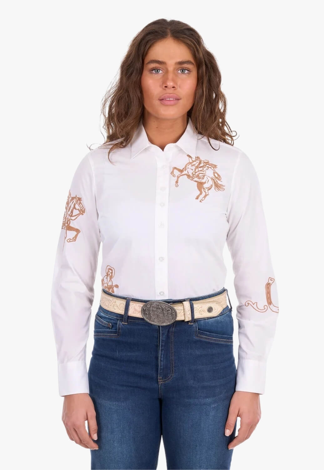 Wrangler Womens Darcy Long Sleeve Shirt