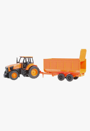 M And F Western Kubota Farm Tractor & Trailer