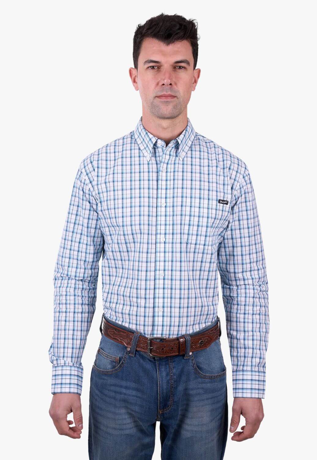 Wrangler Mens Owen Long Sleeve Shirt