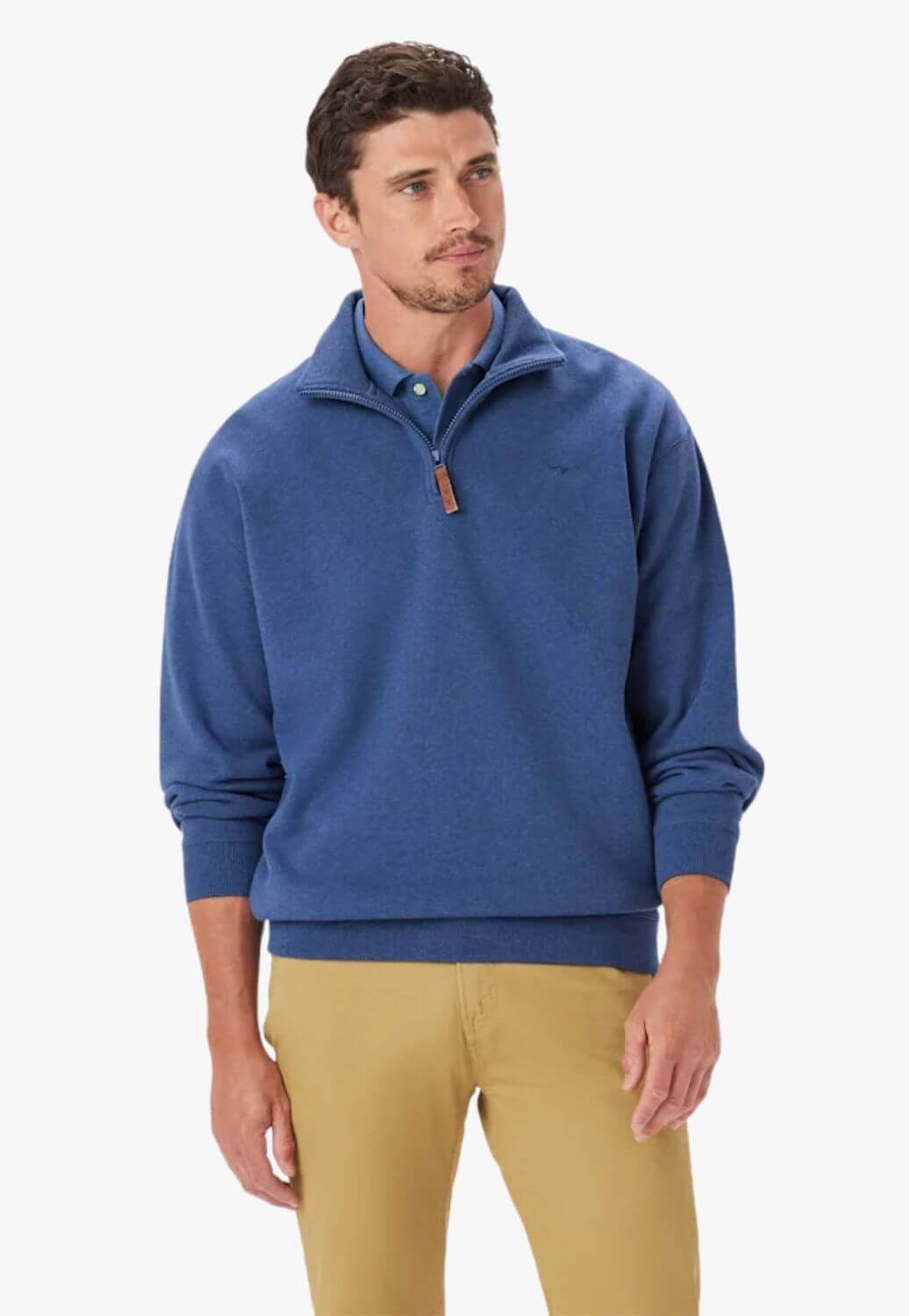 R.M. Williams Mens Mulyungarie 1/4 Zip Sweatshirt