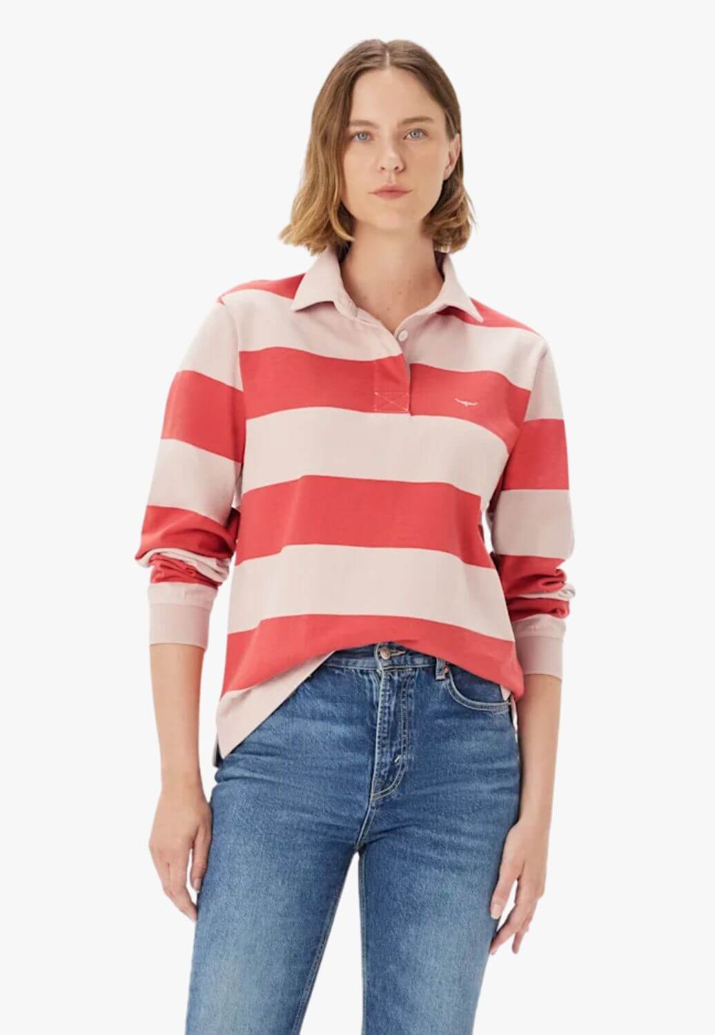 R.M. Williams Womens Narran Stripe Rugby Shirt