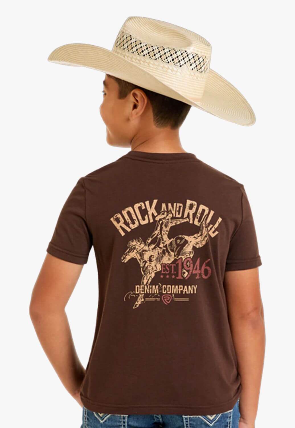 Rock And Roll Boys Bronc Rider T-Shirt