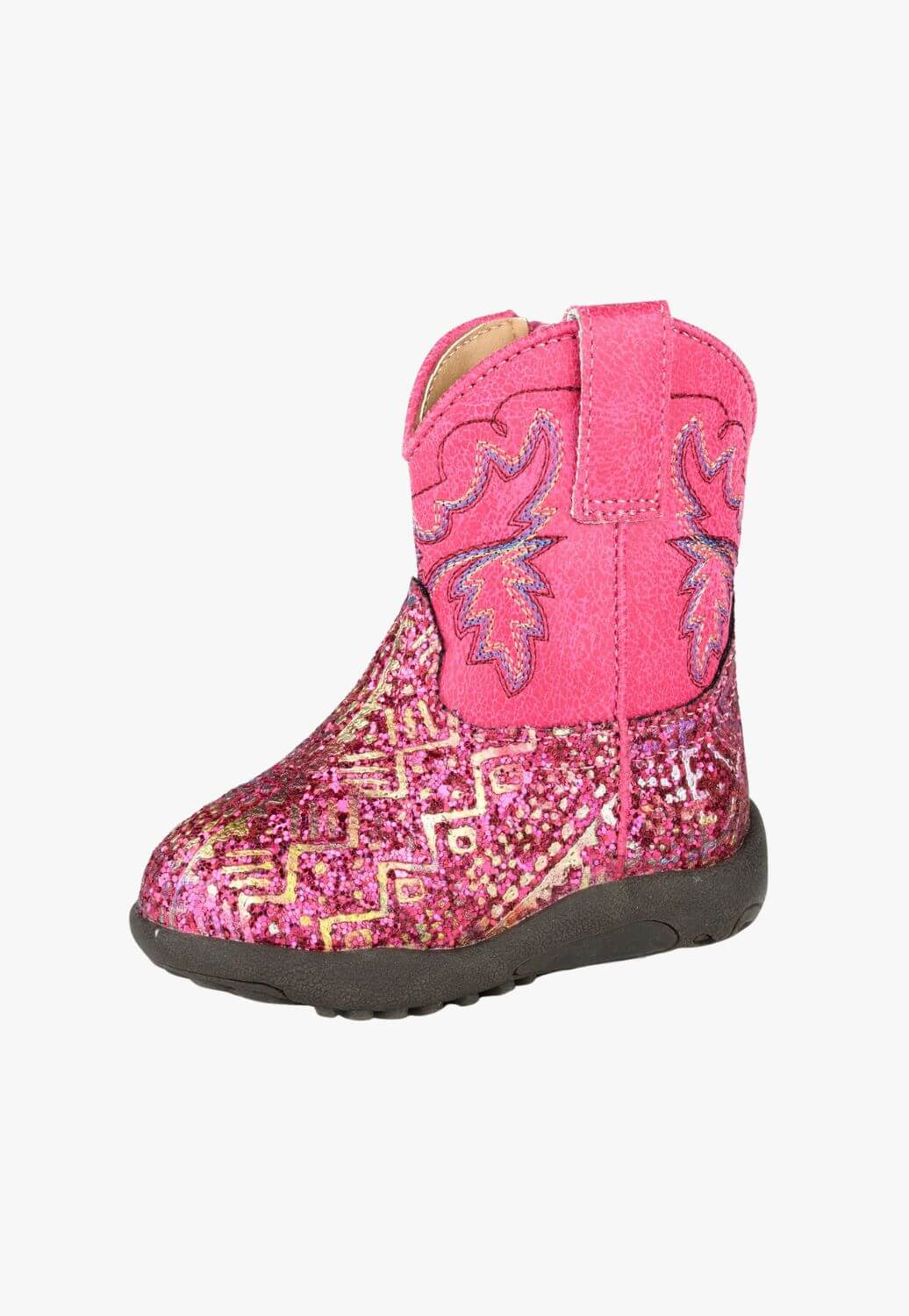 Roper Infants Glitter Aztec Cowbaby Boot