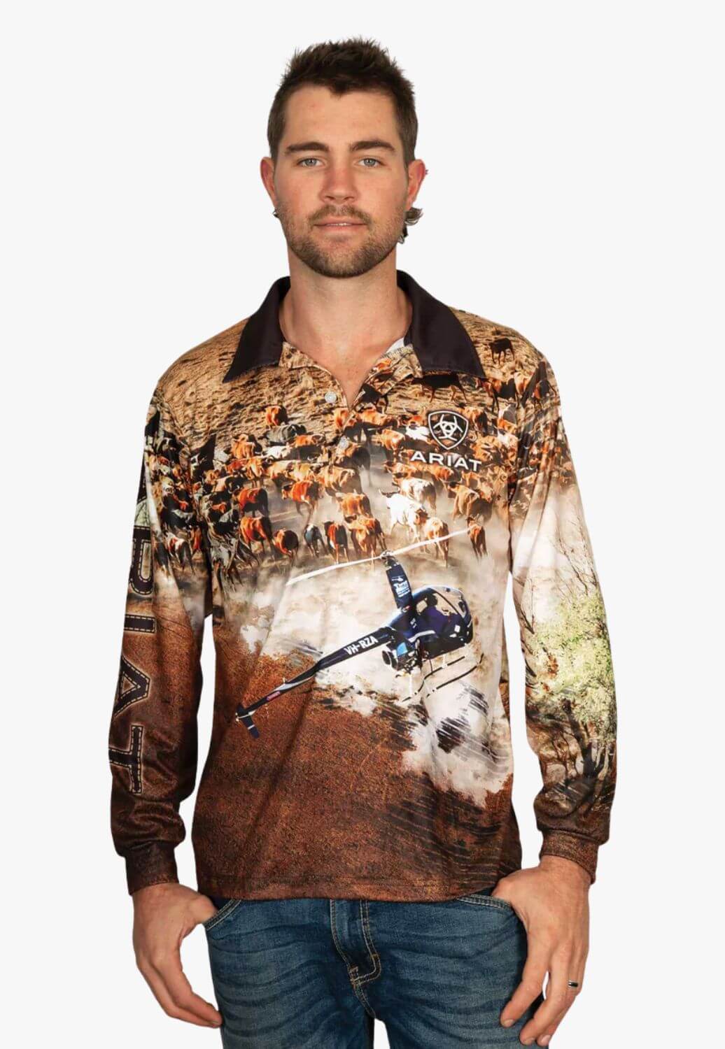 Ariat Adult  Helimustering Fishing Shirt