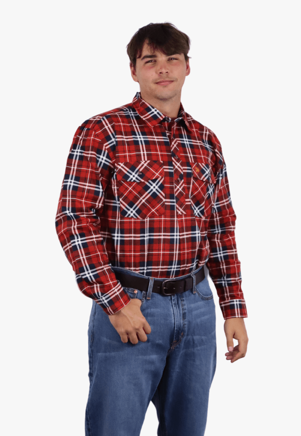 Swanndri Mens Egmont Closed Front Flannelette Shirt Twin Pack