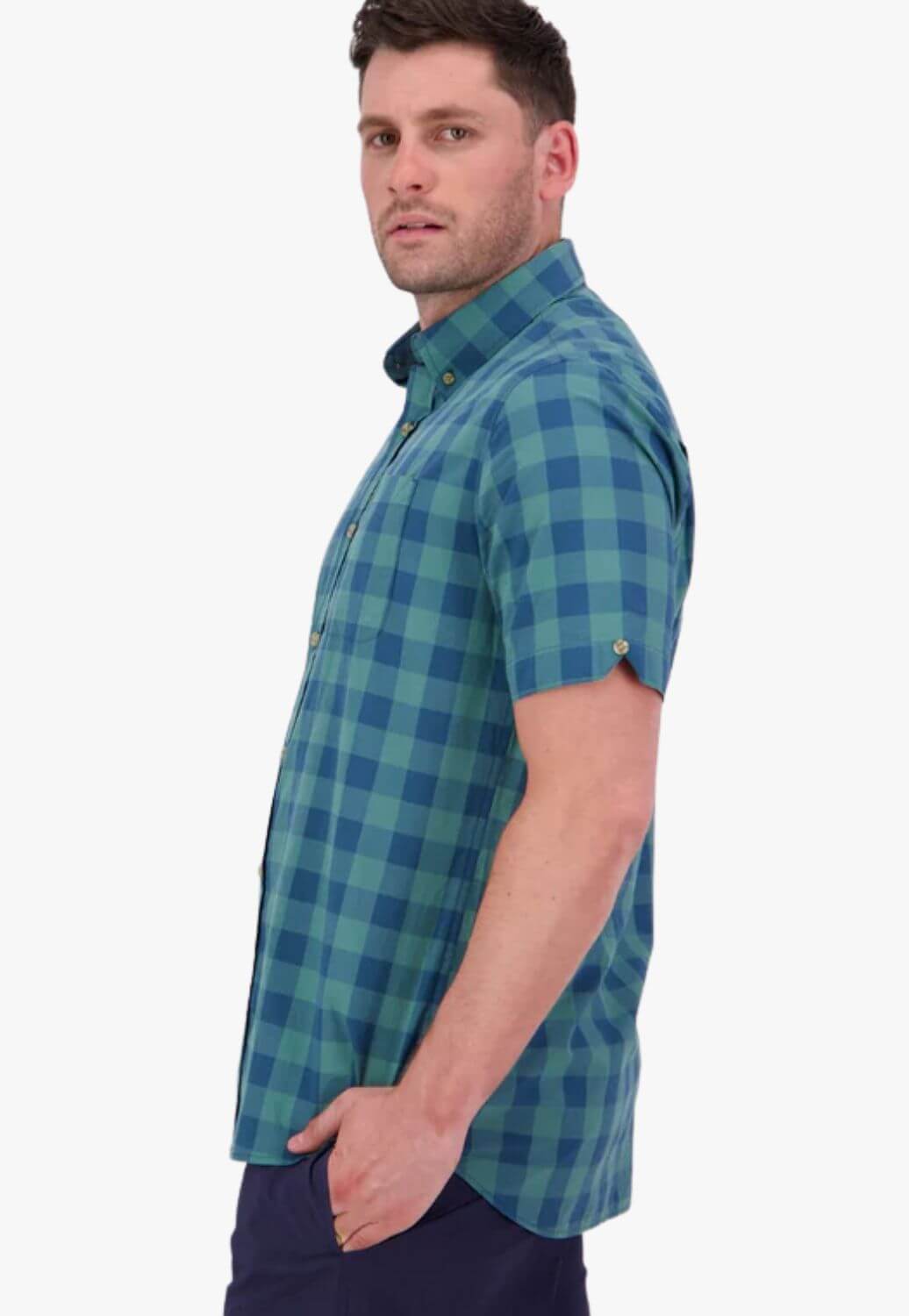 Swanndri Mens Rings Beach Short Sleeve Shirt