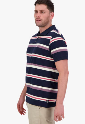 Swanndri Mens Winfred Stripe Polo