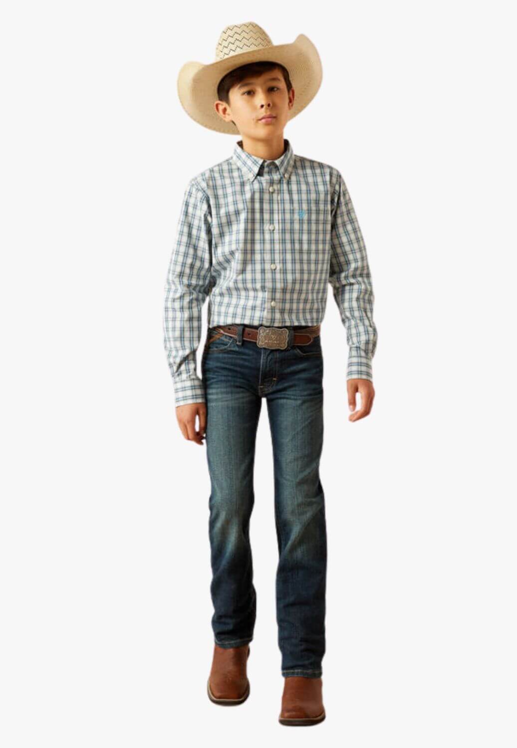 Ariat Boys Pro Series Shelton Long Sleeve Shirt