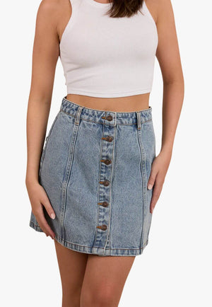Ringers Western Womens Johanna Denim Skirt