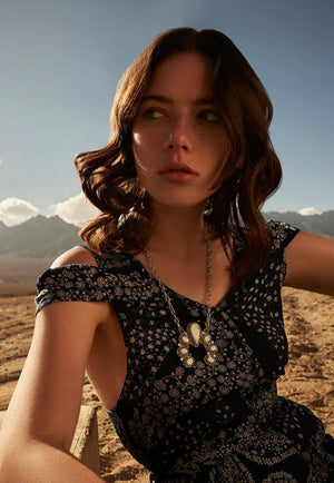 Myra Selena Trail Squash Blossom Necklace