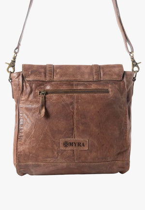 Myra Western Rune Leather Crossbody Bag