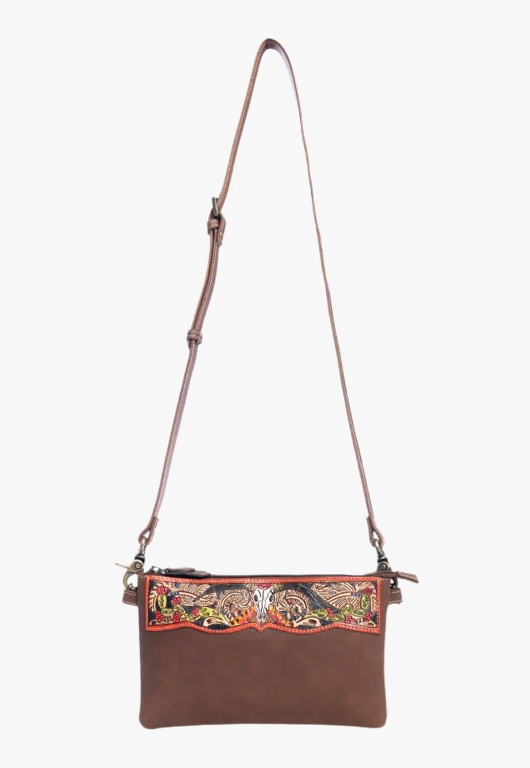 Myra Dreamy Meadow Hand-Tooled Bag